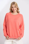 Classic Sweat / Coral Embroidered Lego