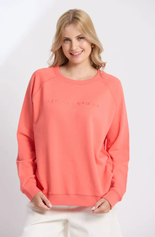 Classic Sweat / Coral Embroidered Lego