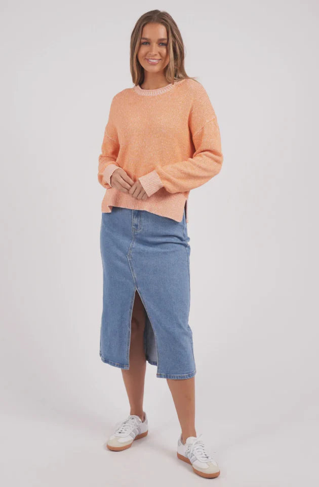 Wrenley  Knit  - Tangerine