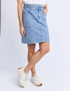 Atlas Denim Skirt / Blue