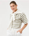 Studio Stripe Tshirt - Olive