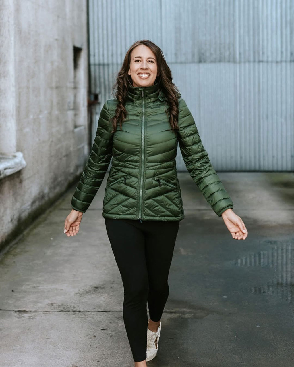 Cushla Packable Jacket / Cypress