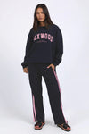Interval Crew - Navy with Neon Pink