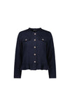 Jacket with Frill Hem - Ink