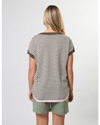 Laneway Top / Khaki & White