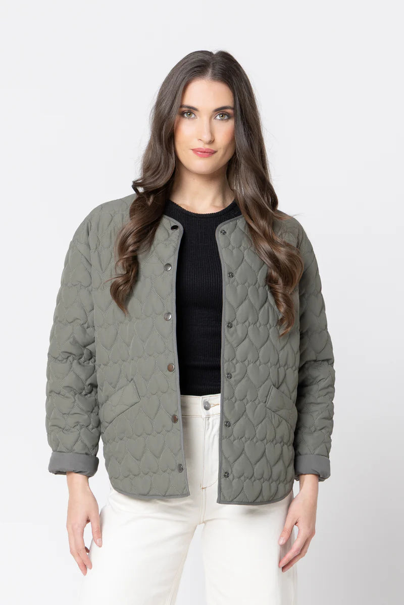 Montreal Quilted Jacket / Olive You