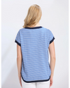 Laneway Top / Cobalt Stripe