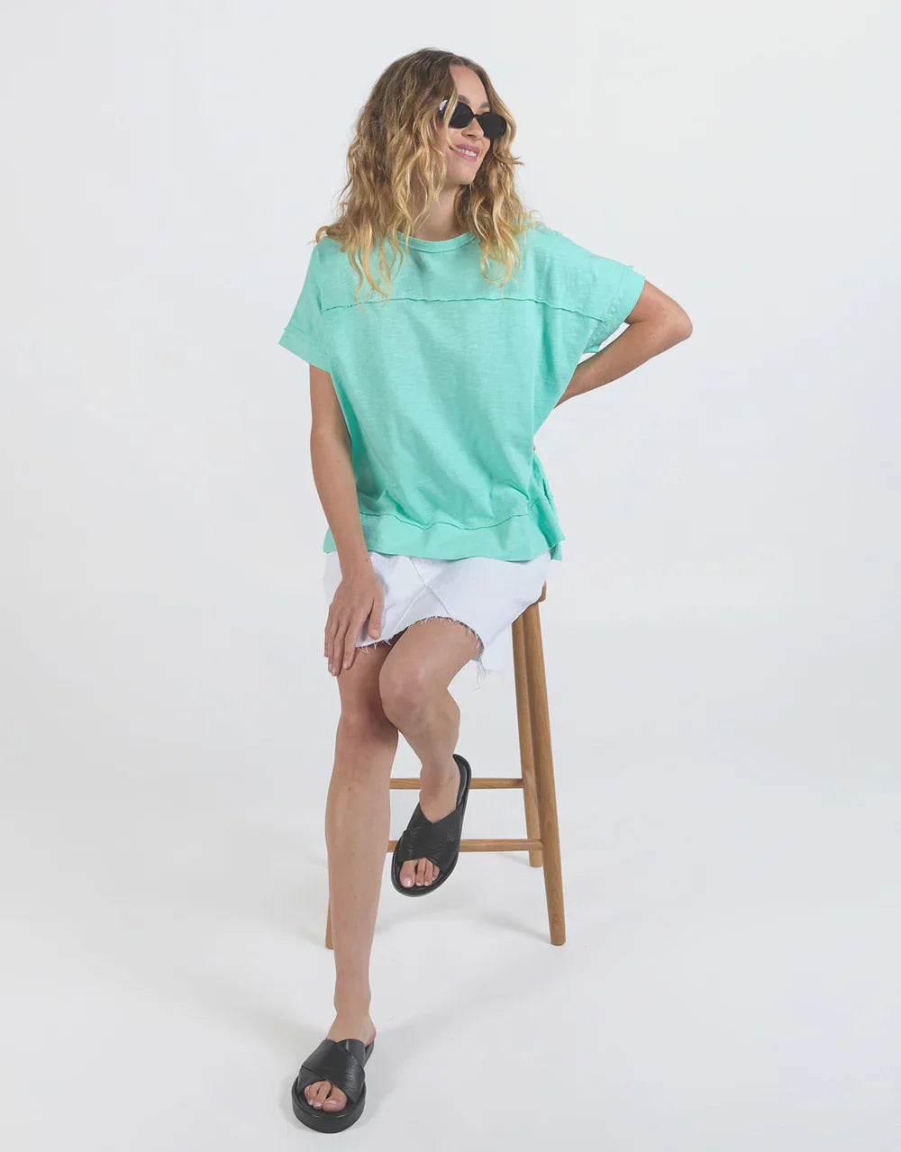 Allison Tee / Neon Mint