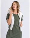 Bay Tape Dress / Khaki