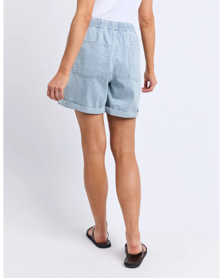 Holly Stripe Short / Blue