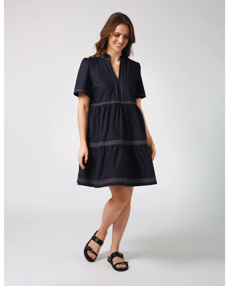 Willa Dress - Navy
