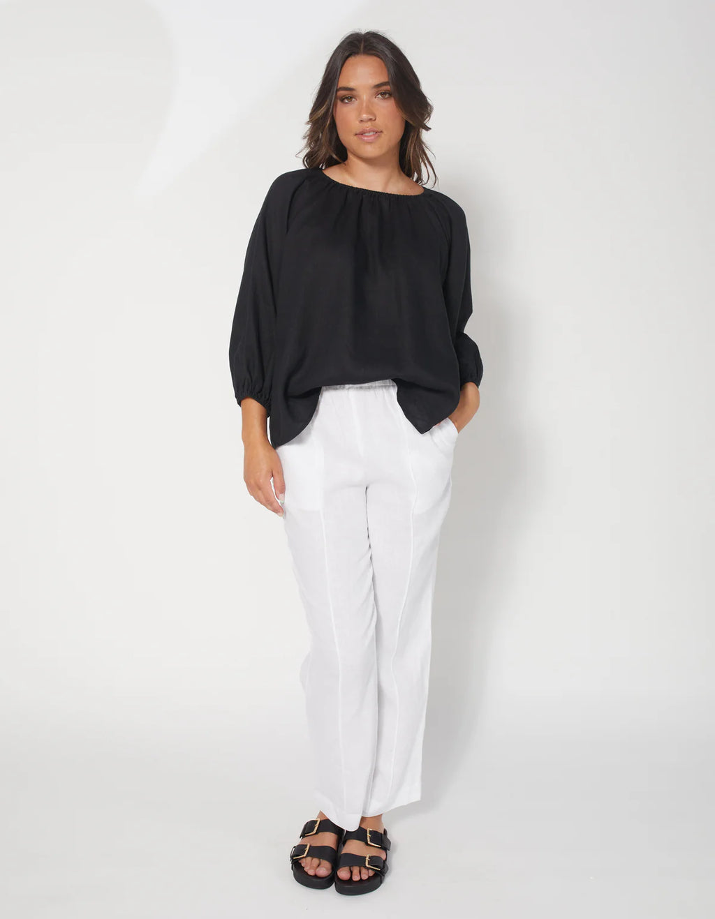 Claudia Pant - White