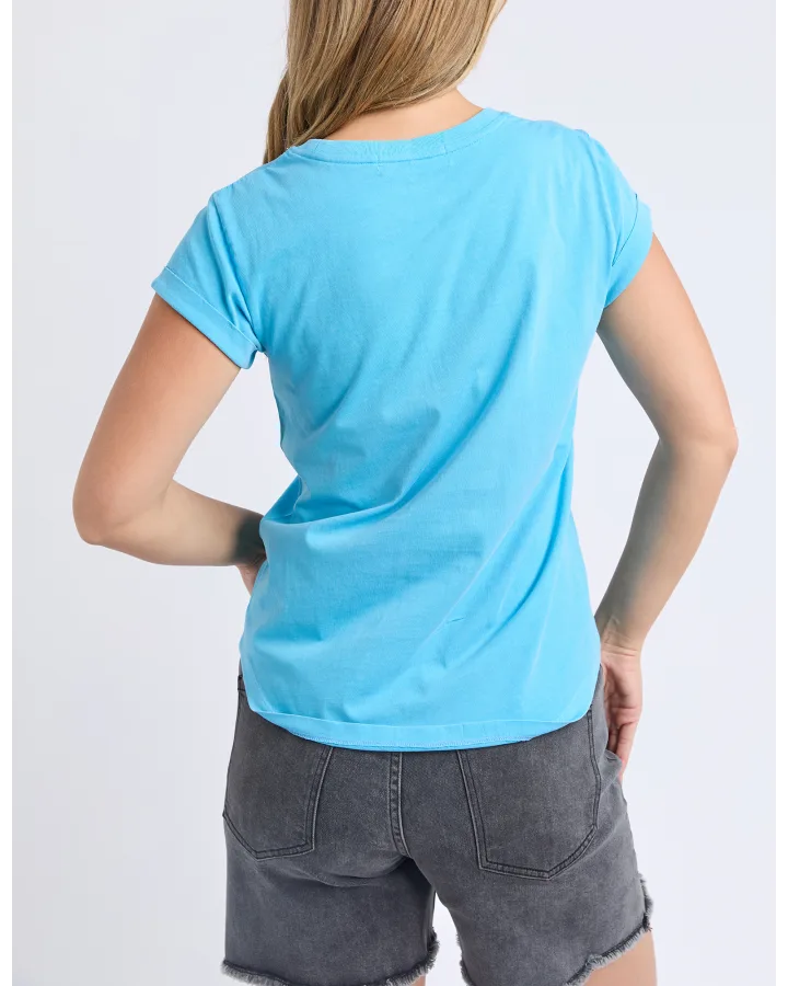 Signature Tee / Azure Blue