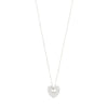 Dune Recycled Necklace - Silver Plated - Crystal