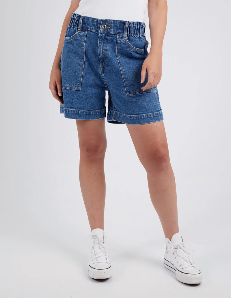 Atlas Denim Shorts / Dark Blue