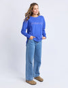 Simplified Metallic Crew / Blue