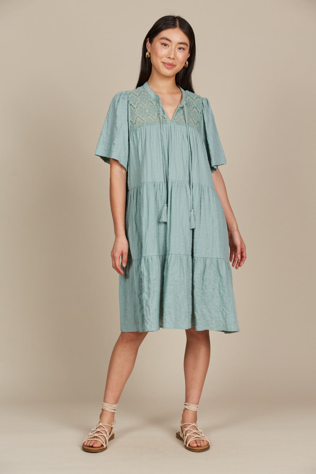 Fleur Dress  - Seafoam