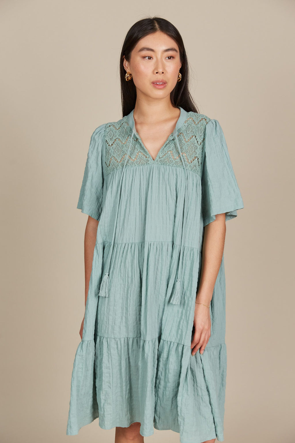 Fleur Dress  - Seafoam