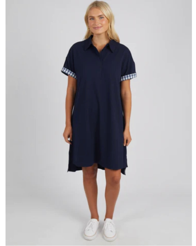 Grace Polo Dress /  Navy