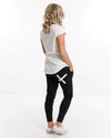 Apartment Pants - Black with Single White X