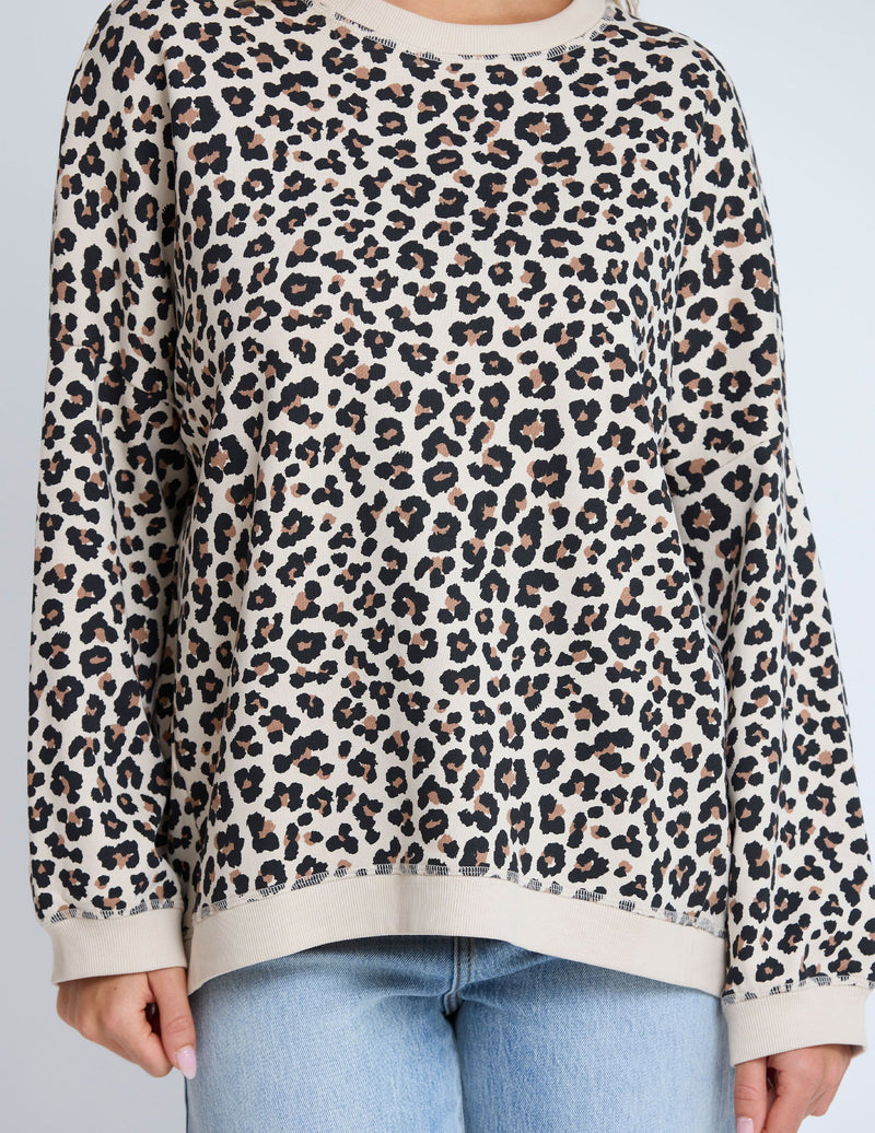 Newport Sweat - Leopard