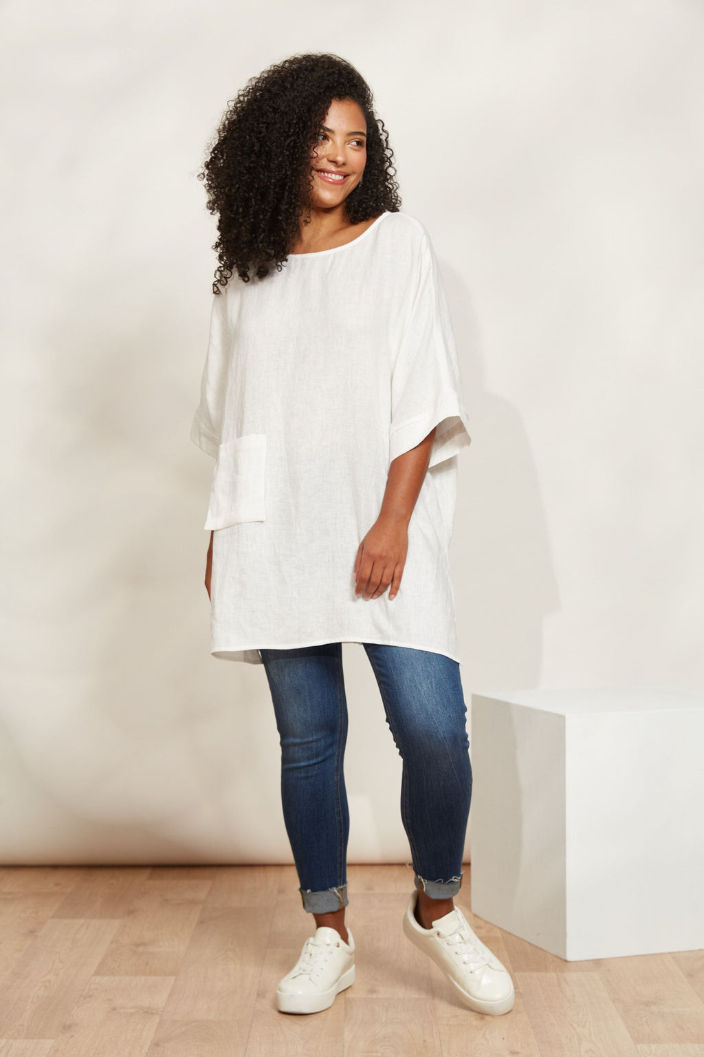 Halcyon Relaxed Top  One Size - Opal