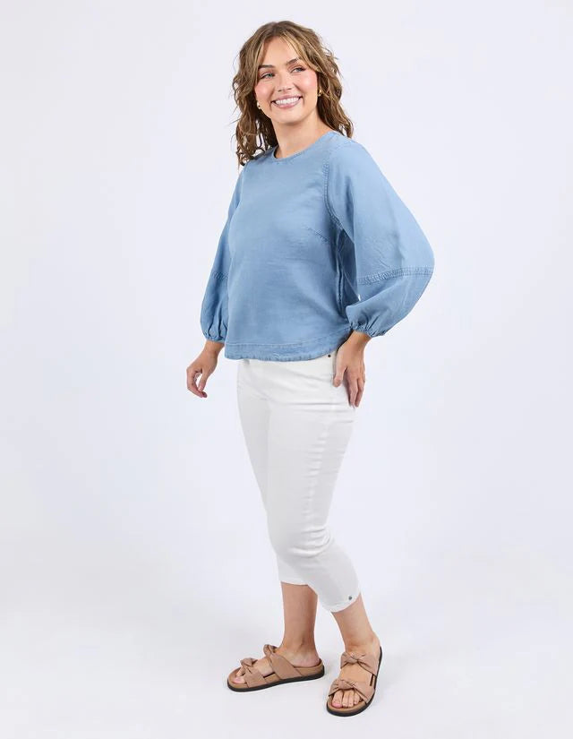 Della Chambray Top