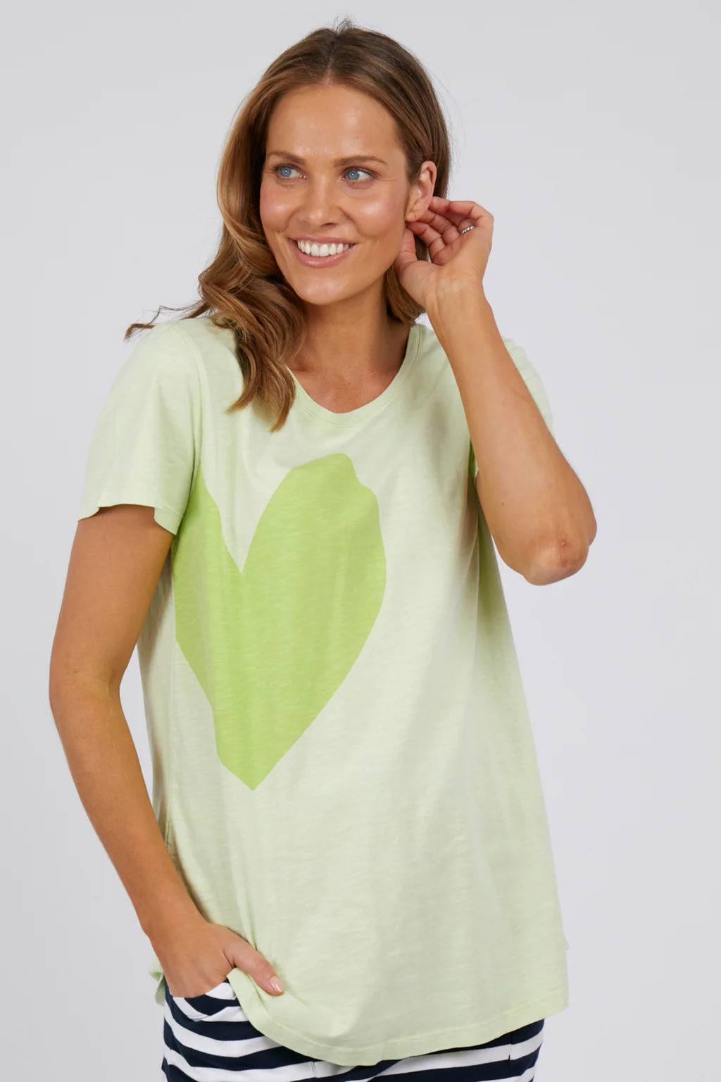 Love Somebody Tee - Lime Green