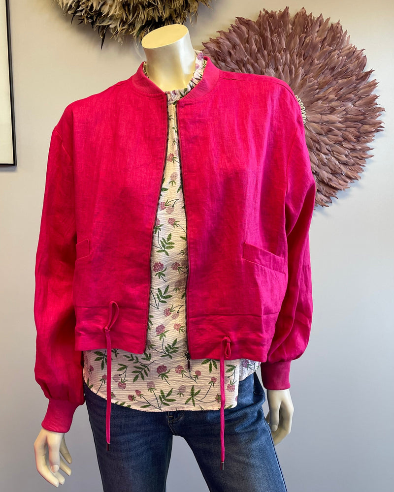 Keen Jacket/ Fuchsia / Linen