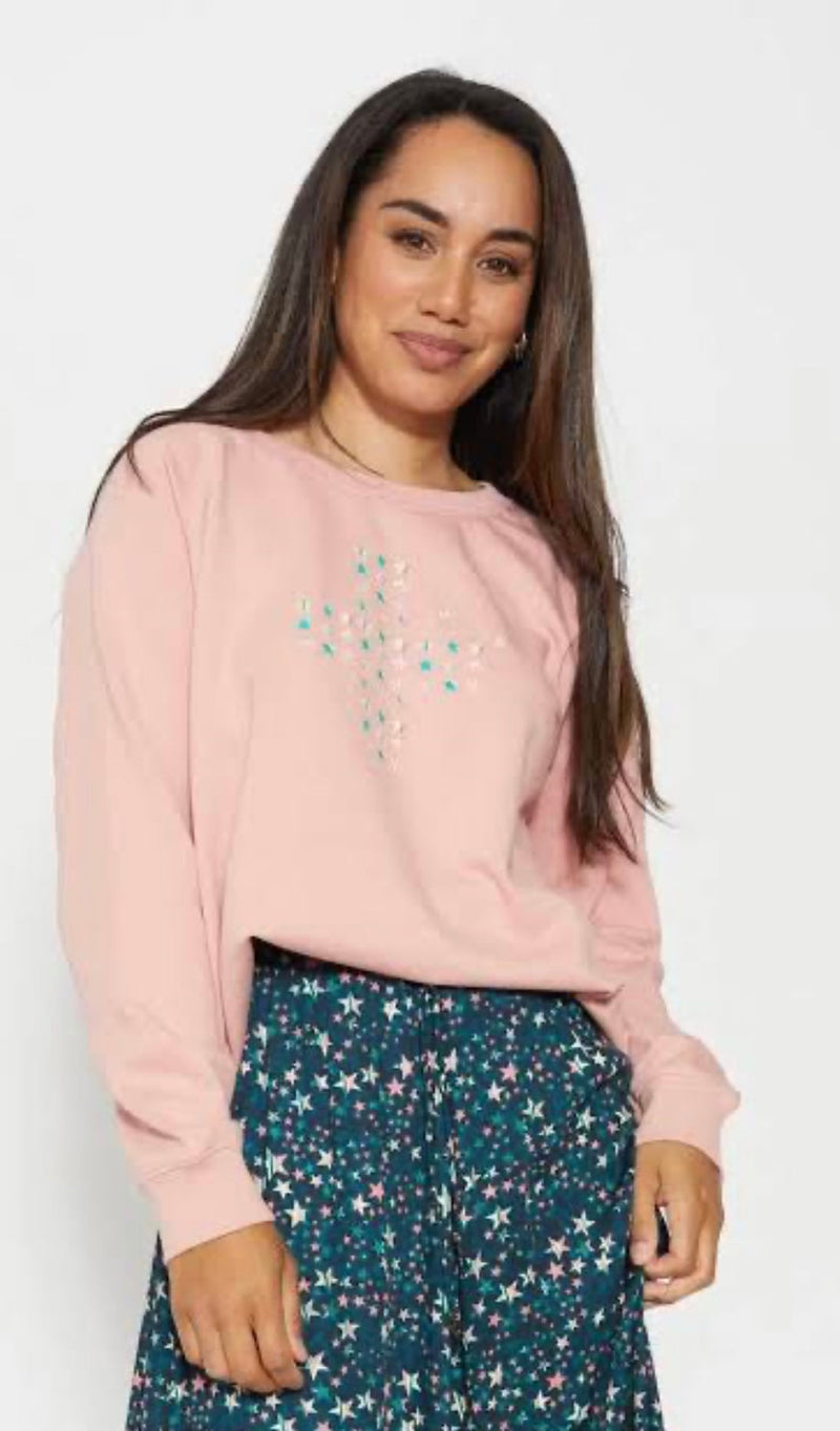 Blush Star Crossed Sweater