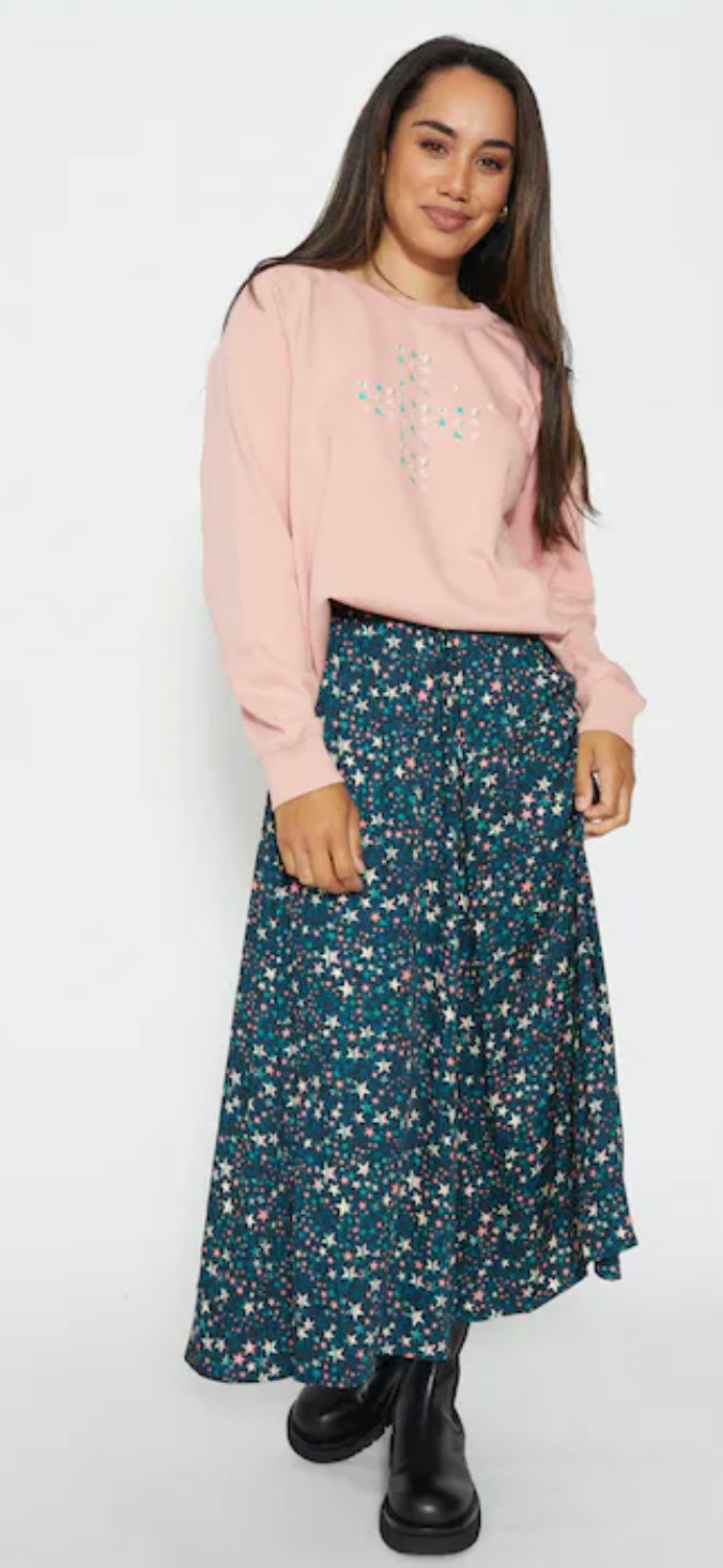 Blush Star Crossed Sweater