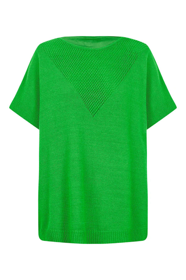 La Sable Knit Top ONE SIZE - Emerald