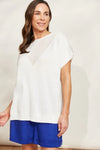 La Sable Knit Top ONE SIZE - Opal