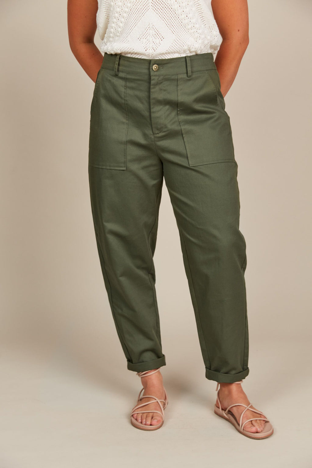 Lucille Pant  - Olive