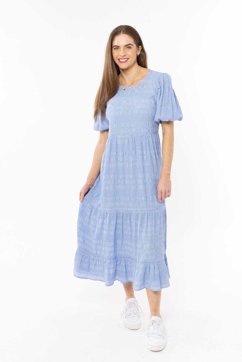 Carefree Midi Dress - Cornflower