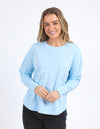 Farrah Long Sleeve - Waterfall Blue