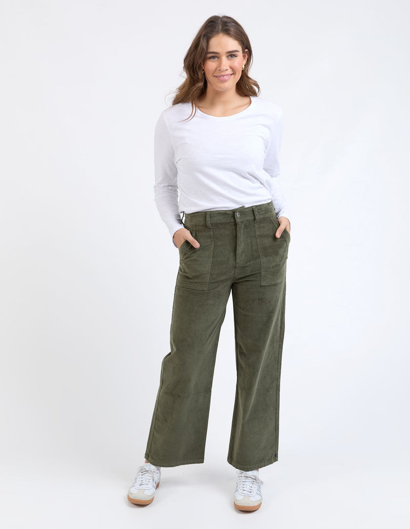 Cassie Cord Pant - Clover