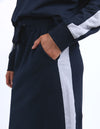 Sloane Fleece Skirt - Navy/Grey Marle