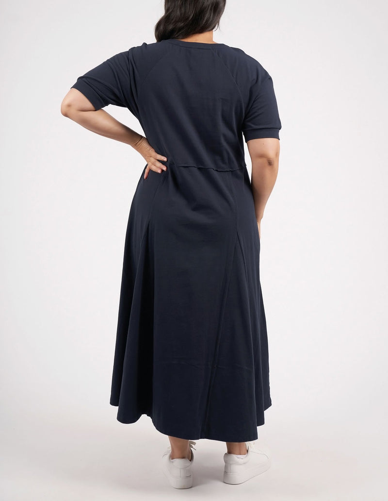 York Midi Dress - Navy