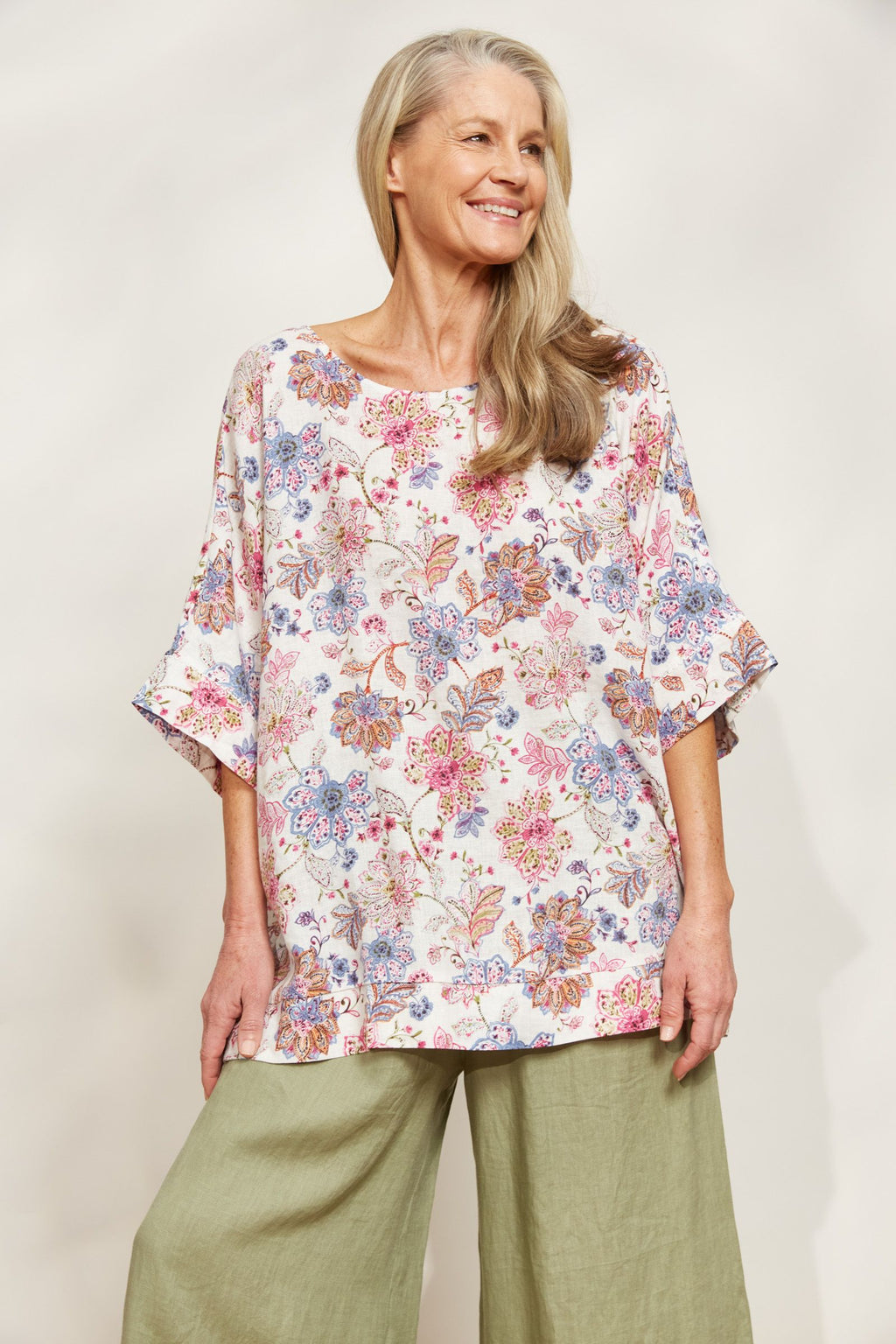 Seraphic Relaxed Top One Size - Paisley