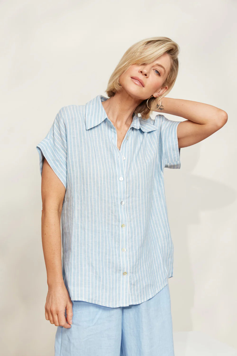 Sojourn Stripe Shirt - Coast