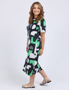Stijl Dress - Abstract Yardage Print