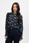 Timely Top - Navy Zest