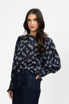 Timely Top - Navy Zest