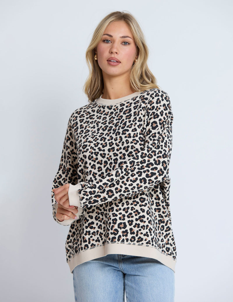 Newport Sweat - Leopard