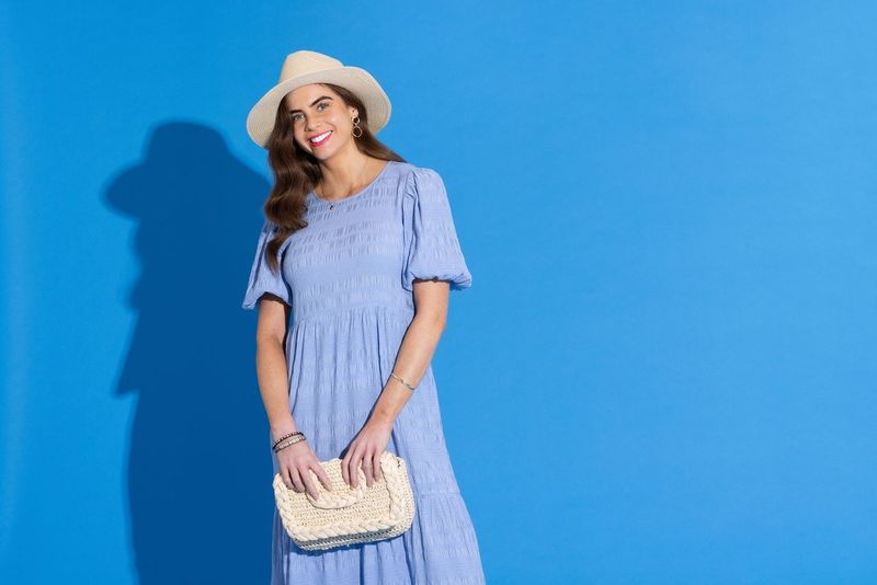 Carefree Midi Dress - Cornflower