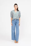 Vacation Top - Blush Swirl