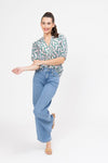 Vacation Top - Blush Swirl
