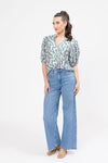 Vacation Top - Blush Swirl