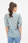 Vacation Top - Blush Swirl